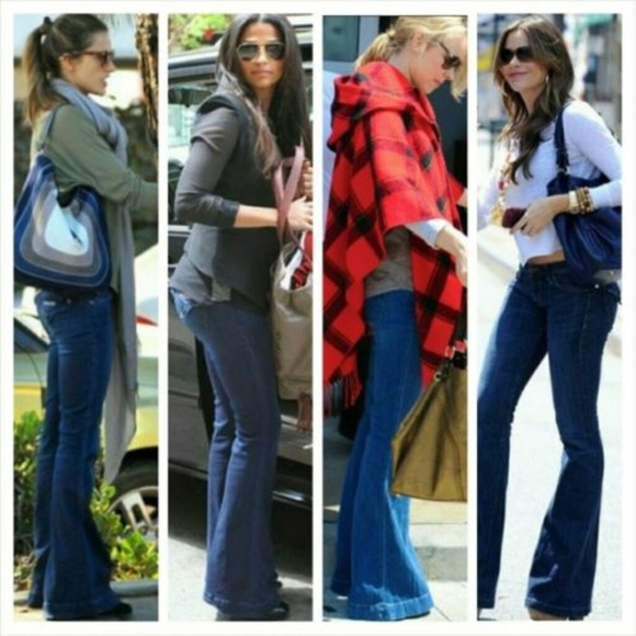 Hudson Jeans Wide Leg Flare 70's Retro Boho Denim - Picture 7 of 7